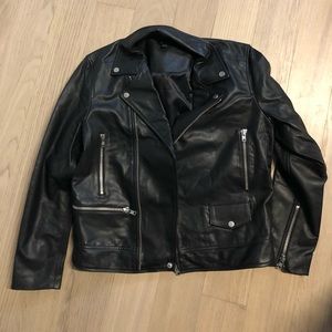 Men’s Brand New DSTLD Leather Moro Jacket Size L